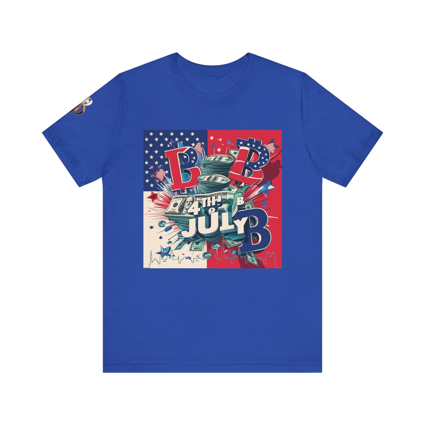 District Billionaire 4th of July Tee, Unisex Jersey Short Sleeve Shirt, American Independence Day T-Shirt, Celebration Clothing, BBQ Party Apparel